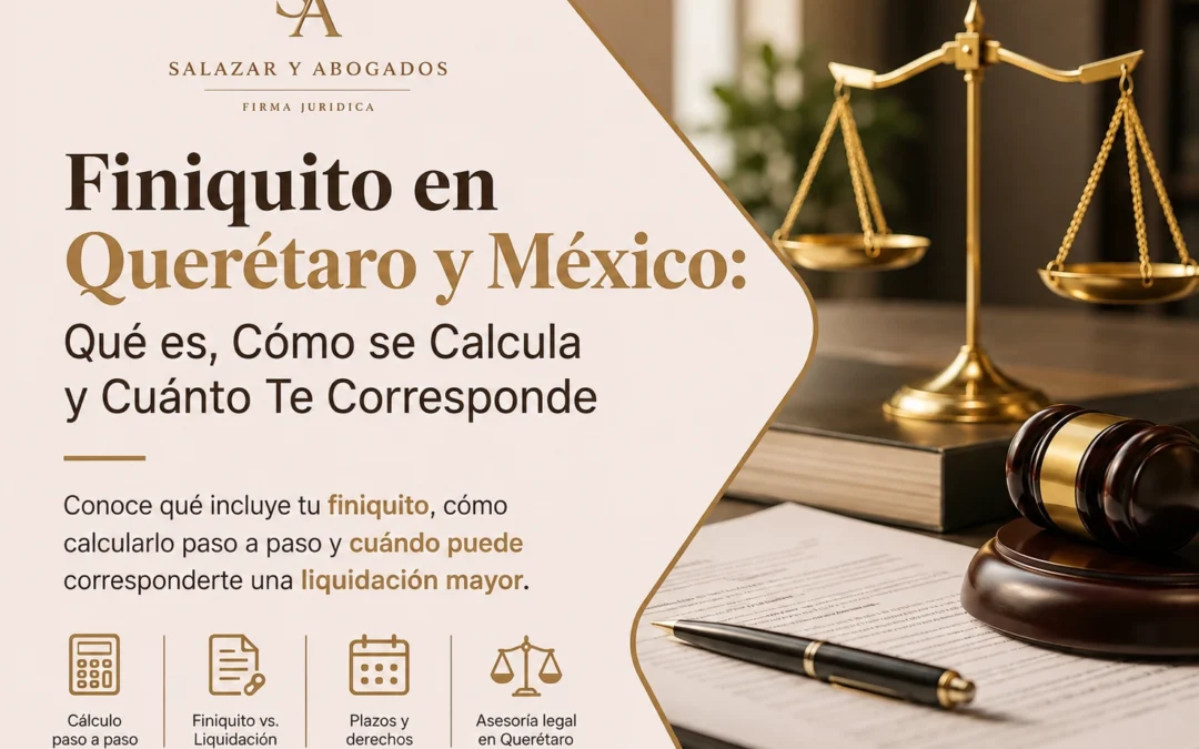 Finiquito en Querétaro y México: Qué es, Cómo se Calcula y Cuánto Te Corresponde